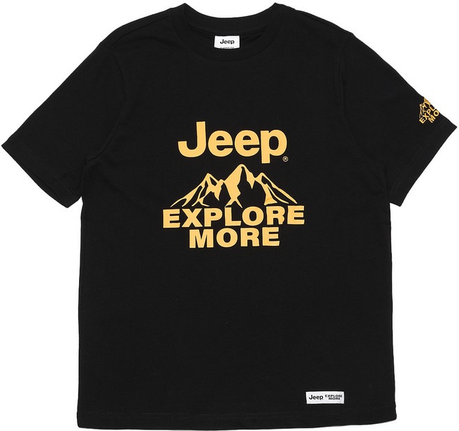 지프 JQ6TSU153 25S/S 클래식핏 마운틴디자인 반팔 티셔츠 국내정품