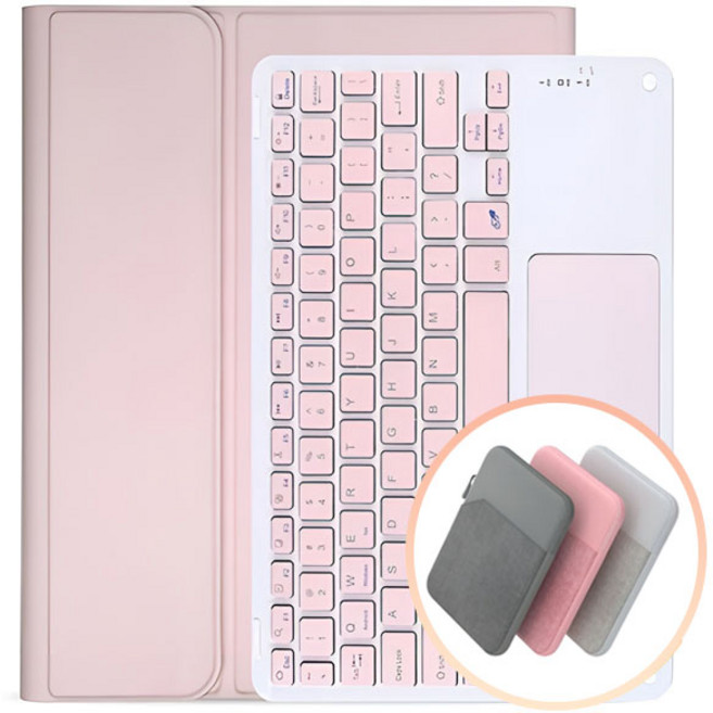 갤럭시탭S10 울트라 블루투스 터치패드 키보드 케이스+수납포켓 파우치