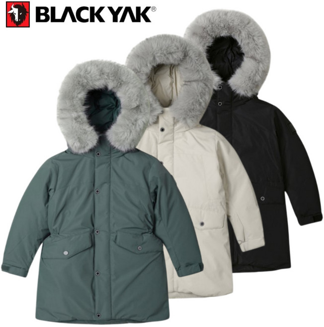 [매장발송] 블랙야크키즈 패딩 덕다운 헤비 야상 남아 여아 주니어 학교 등원 한파