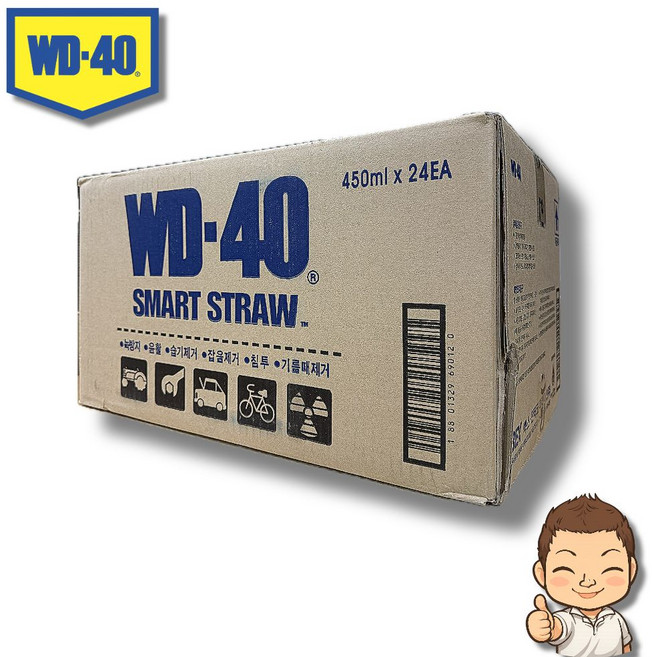 준툴 WD-40 450ml S.S 스마트스트로우 방청제 윤활제 24개입 24개, 24개