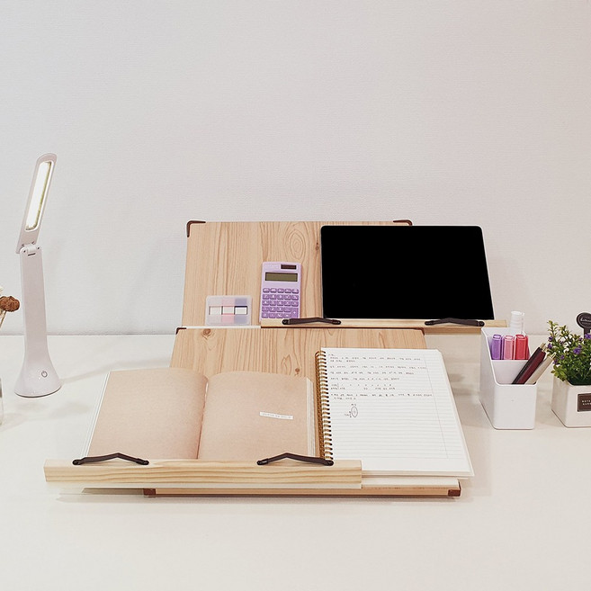 위즈독서대 에이블40 필기겸용 2단독서대 40A2 레일형 책받침대 각도조절 북스탠드