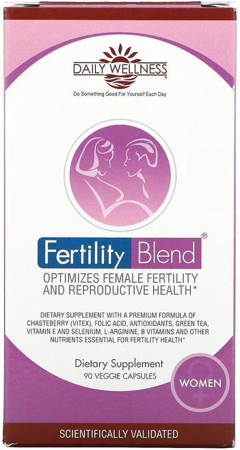 Daily Wellness 데일리 웰니스 퍼틸리티 블랜드 우먼 90정 블렌드 엽산 마그네슘 아연 철 아르기닌 셀레늄 시아노코발라민 Camellia sinensis 비타민E B6, 1개 - 쿠팡