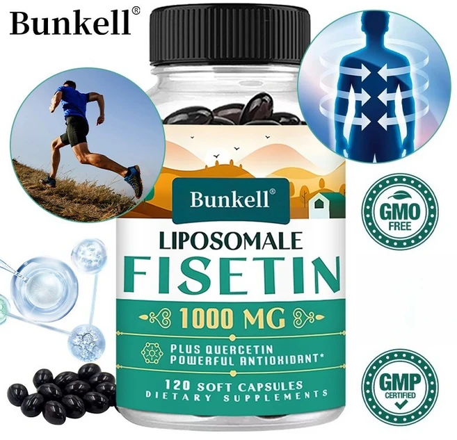 리포소말피제틴 보충제 - 케르세틴 함유 천연 세포건강 피부건강 항산화제 면역건강 강화 인지 및 기억력 향상, 2개, 60회분 - 쿠팡