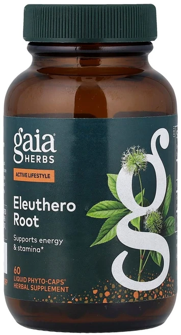 가이아허브 가시오갈피 뿌리 식물성 액상 파이토 캡슐 60정, 1개 - 쿠팡