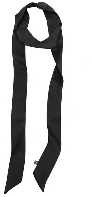 쏘이온 블랙 슬림 롱타이 스카프