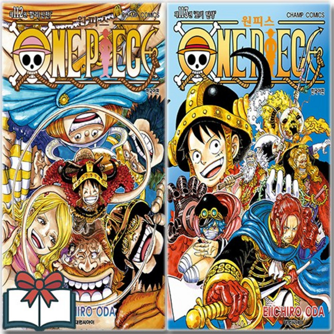 원피스 만화책 ONE PIECE 112 113 세트 전2권 + 사은품 증정, 대원씨아이, 오다 에이치로