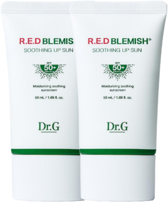 닥터지 레드 블레미쉬 수딩 업 선크림 SPF50+ PA++++, 50ml, 2개