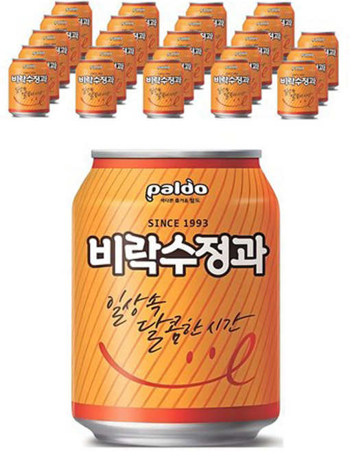 전통차 음료 비락 수정과 238 미리 24개, 238ml