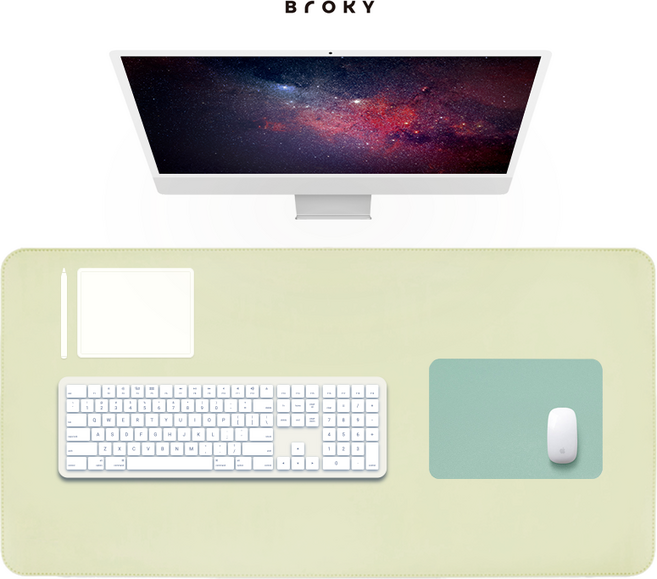 브로키 마우스패드, 스카이블루, 1개