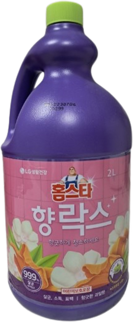 LG생활화학 홈스타 향락스 과일향, 6개, 2L