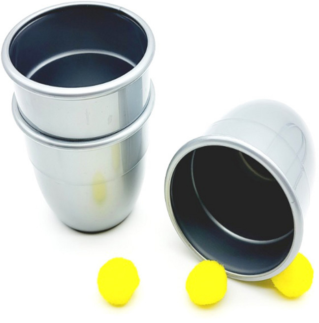 컵앤볼마술도구 컵안에서순간이동하는공 컵마술 컵&볼 마술용품 Cups & Balls 간단한마술 쉬운마술 초보마술, 1개