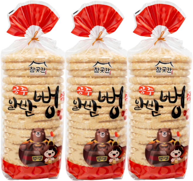 [곡물공방] 공주 알밤뻥튀기 70g, 3개