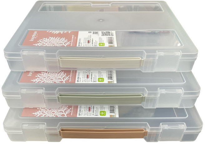 livinbox 樹德 OF-C02 A4文件收納盒 外出文件收納 辦公居家收納, 珍奶色, 1個