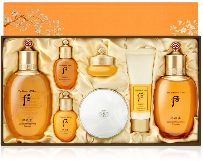 더후 더 후 공진향 3종세트 인양 수분광 쿠션 기초 화장품 40대 여성 스킨 로션 세트