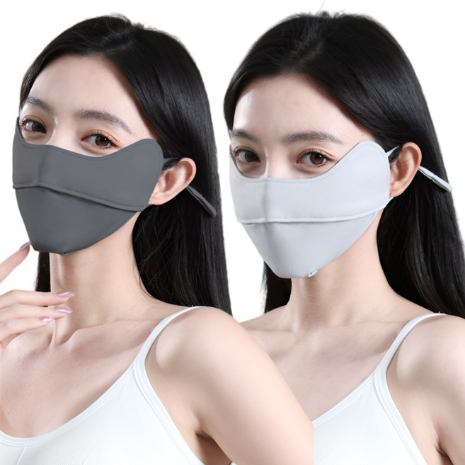 루디모어 아이스 쿨링 햇빛 차단 스포츠 골프 마스크 1+1