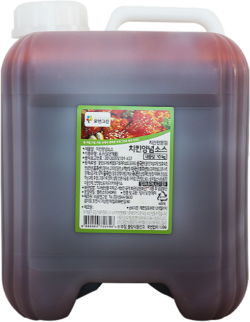 포앤그린 치킨 양념 소스 /, 1개, 10kg