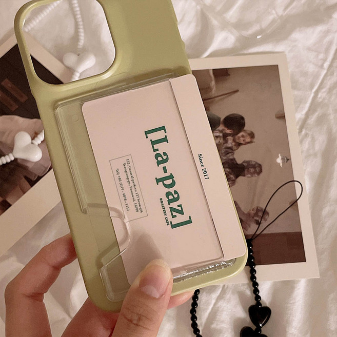 투명 PC 카드케이스, 1개, 투명카드슬롯