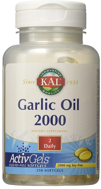 칼 마늘 유 갈릭 오일 2000mg 250 소프트젤, 1개, 250정 - 쿠팡