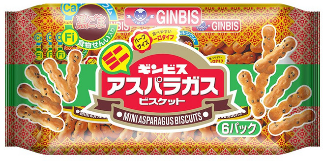긴비스 미니 아스파라거스모양 비스킷 138g, 1개