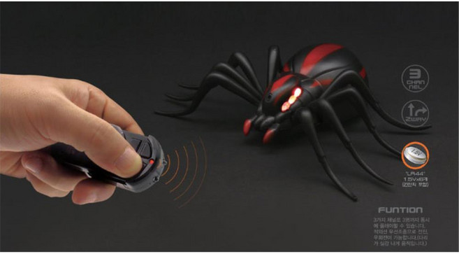 신기한 무선조정 거미 작동완구 아동완구 아이장난감 어린이선물 놀잇감, 1개