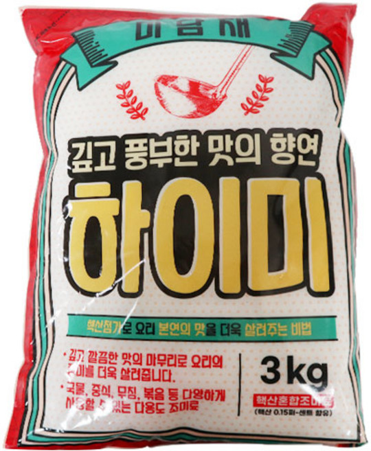 미담채 하이미3kg 4개 1박스 조미료 미원, 3kg