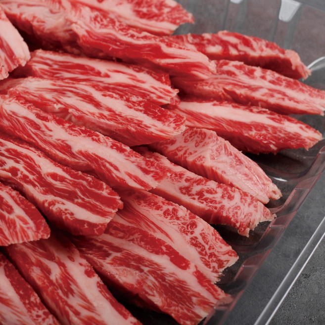 (냉장암소) 한우 1등급 갈비살 500g, 2개, 250g