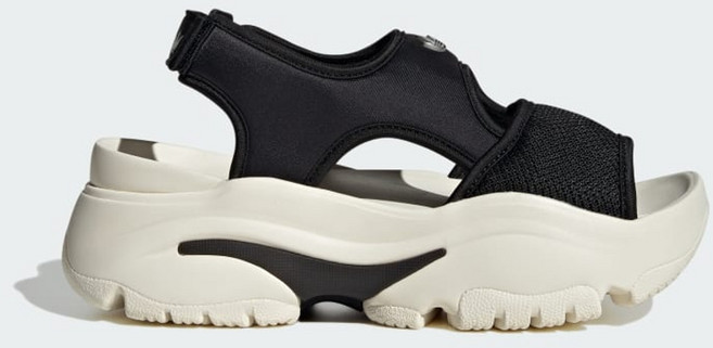 아디다스 오즈가이아 샌들 블랙화이트 JI2428