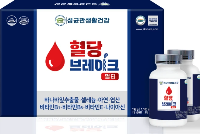 혈당브레이크 식후 혈당 억제 건강식품 혈당브레이크, 1개, 180정 - 쿠팡