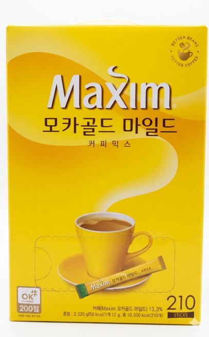 맥심 모카골드 마일드 커피믹스, 12g, 210개입, 2박스