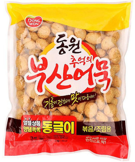 추억부산어묵(동글이) 1KG동원, 1개, 1kg