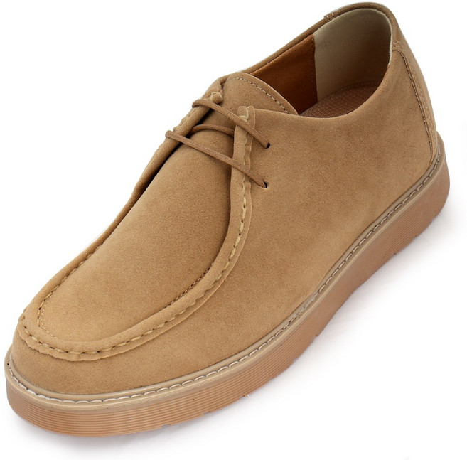 구두마루 키높이 캐주얼화 발편한 6cm 스니커즈 국내산 데일리 운동화 VA-2097(BE)