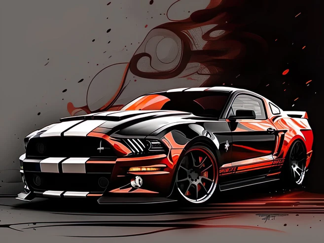 자동차 포스터 인쇄 캔버스 회화 벽 아트 장식 그림 거실 홈, F. 80x120cm no frame, 5. SY2164-123, 1개