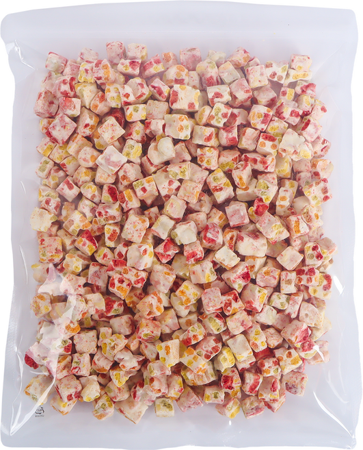 수제 딸기 쫀득쿠키 1kg 대용량 벌크 딸기오레오 딸기후르츠링 마시멜로우 동결건조딸기 카페납품 아이스크림토핑 사무실간식, 1개