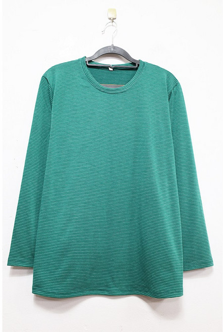 형제상회 할머니옷 할머니티 단가라 긴팔 라운드티 엄마옷 춘추 국산 0077SF07