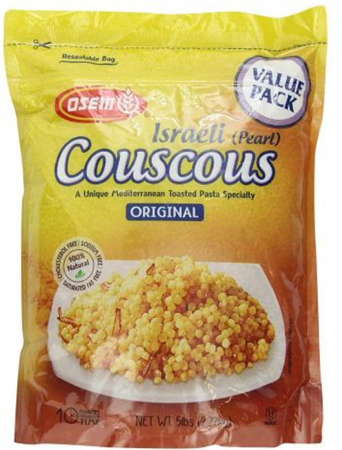 대용량 오리지널 이스라엘 쿠스쿠스 2.27kg (지퍼백 타입) Osem Original Israeli Couscous, 1개, 없음