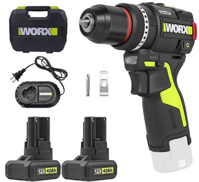 웍스 WU135T 4.0듀얼 해머드릴 12V 스마트클러치 충전 드릴 드라이버 WORX 너구리해외쇼핑