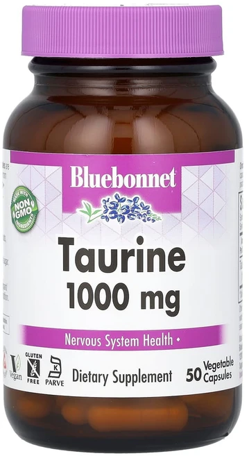 블루보넷 뉴트리션 타우린 1000mg 베지 50캡슐, 50정, 1개 - 쿠팡
