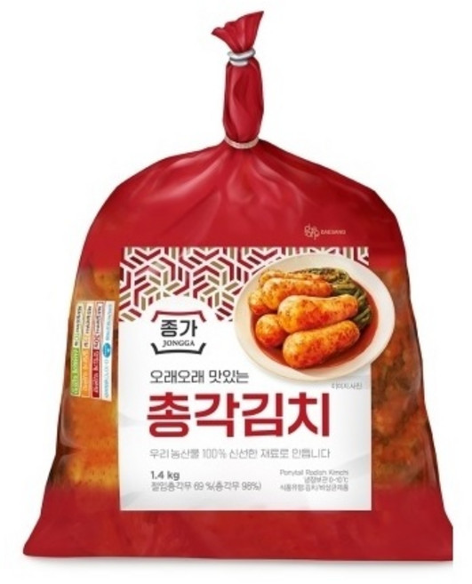 대상 종가 총각김치, 1개, 1.4kg