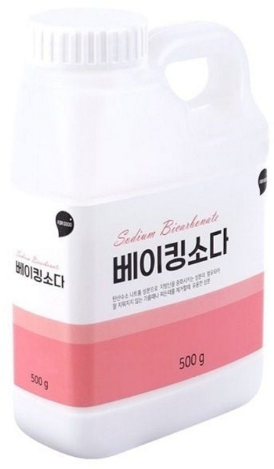 용기형 베이킹 소다 본품-500g 탈취세정 청소 청소세제 세정제 기름때제거 베킹소다 주방 다목적세 dew+42847PS