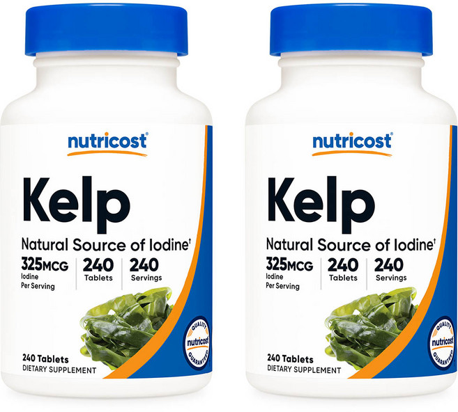 뉴트리코스트 켈프 325mcg 240태블릿 2병, 240정, 2개
