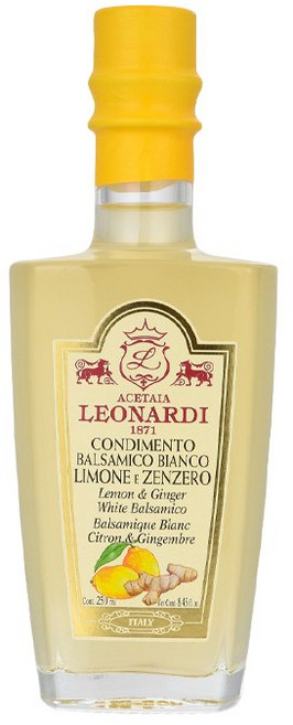 레오나르디 레몬 & 진저 화이트 발사믹 250ml 비니거 식초 이탈리아 소스 무첨가 명품, 1개