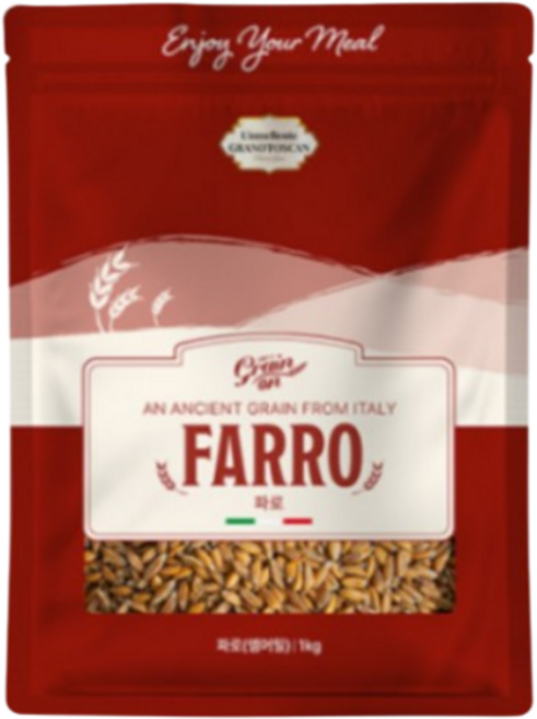 그레인온 24년산 파로(엠머 밀) 고대곡물 르셀란테그라노토스칸 착한 탄수화물 [원산지:상세페이지 참조], 1kg, 1개