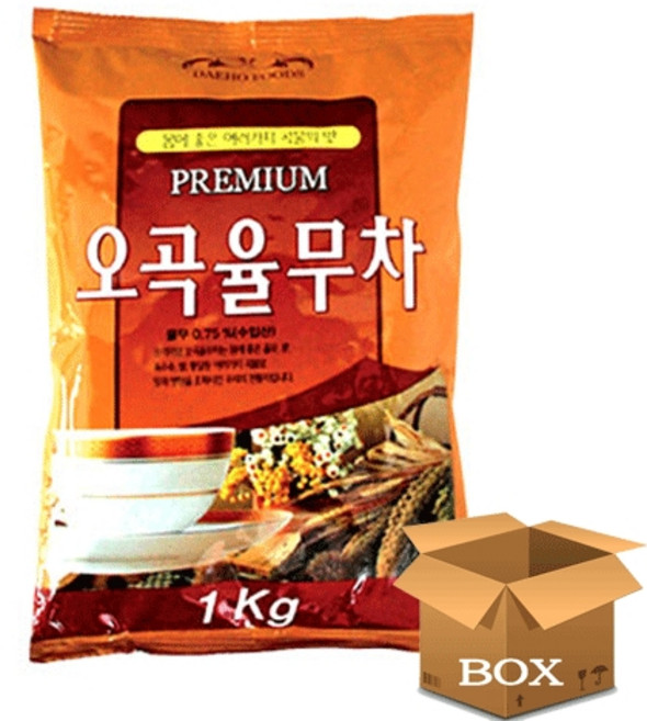 대호식품 프리미엄 오곡 율무차, 1kg, 1개입, 24개