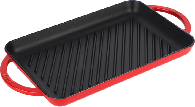 독일 명품 주방 용품 BRK 스마트 무쇠 사각 그릴팬 33 x 22cm, 1개, 40cm