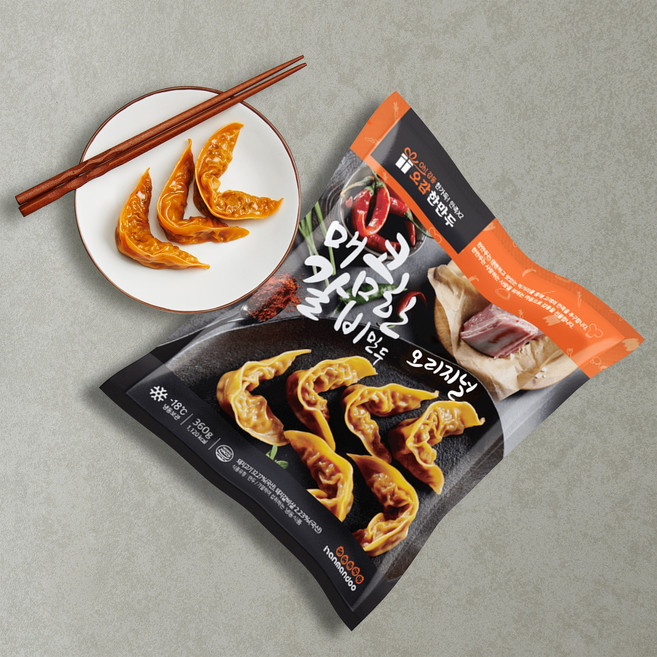한만두 매콤한 갈비만두, 360g, 3개