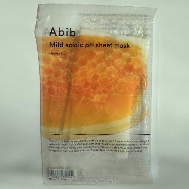 Abib Sheet Mask Collection: Gummy sticker/Mild acidic pH/껌딱지 시트 마스크/약산성 pH, 1개입, 1개