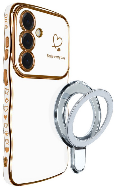 더조은셀러 맥세이프 스탠드 물결 하트 젤리 웨이브 케이스