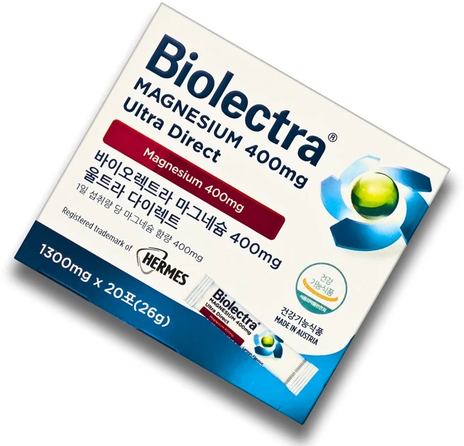 바이오렉트라 헤어메스 마그네슘400mg 울트라 다이렉트 30포 임산부 패밀리 수유부 어린이 성인 - 쿠팡