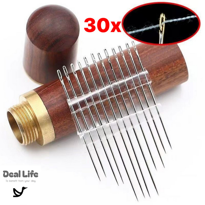 딜라이프 요술 간편 바느질 바늘 실 세트 30개 세트, 1세트
