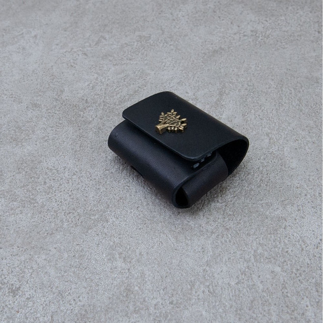 Be Two airpods pro 無線耳機, 1個, Airpods pro黑色皮套+壓印服務,草莓
